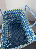 Woven PVC Large Tote Bag
