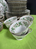 81-Piece Royal York Germany Orange Blossom China Set