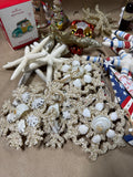 Beachy Christmas Ornaments Lot