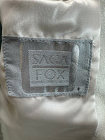 Saga Fox Scandinavian Blue Fox Fur Coat - Women’s Small