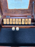 Shut-The-Box Vintage Game In Wooden Case