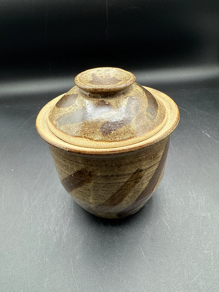 Studio Pottery Jar With Lid — Initialed And Dated 1978
