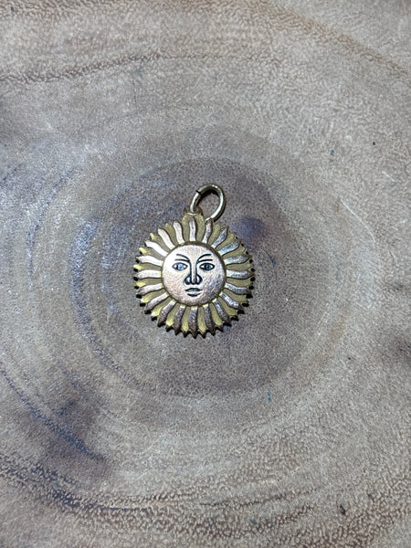 10K Gold Sun Pendant/Charm