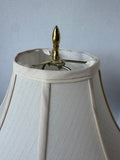 Heavyweight Brass Swing Arm Desk Lamp (WORKS)