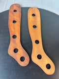 Pair of Vintage Wooden Stocking Stretchers