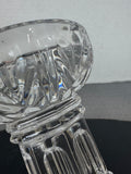 Waterford Crystal Bethany Pillar Candle Holder with Sealed Candle