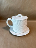 Temptations Woodland 20oz Mug With Lid And Saucer - 2 Available - PRICED INDIVIDUALLY