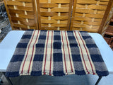 Woven Plaid Rug (E) 33"x27"