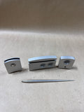 Modern Executive Desk Accessory Set - 4 Pieces