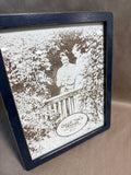 Dark Blue Primitive Style 8X10 Picture Frame