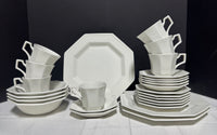 27-Piece Johnson Brothers England Heritage White China Set