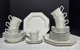 27-Piece Johnson Brothers England Heritage White China Set