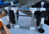 PVC Pipe Rolling Kayak Cart