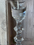 Pair of Unbranded Crystal Candlesticks
