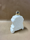 Avon Milk Glass Decanter Mantle Clock (D)