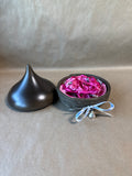 Sweetheart Hershey Kiss Longaberger Basket With Charm And Candy Bag Inside