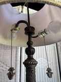Pacific Coast Lighting Carved Resin Double Pull Switch Lamp (WORKS)