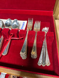 Oneida Silversmith Flatware Set With Case - 72 Pieces