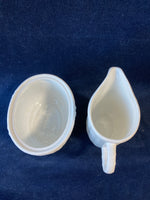 Wedgewood Nantucket Basket Bone Creamer & Sugar Dish Set