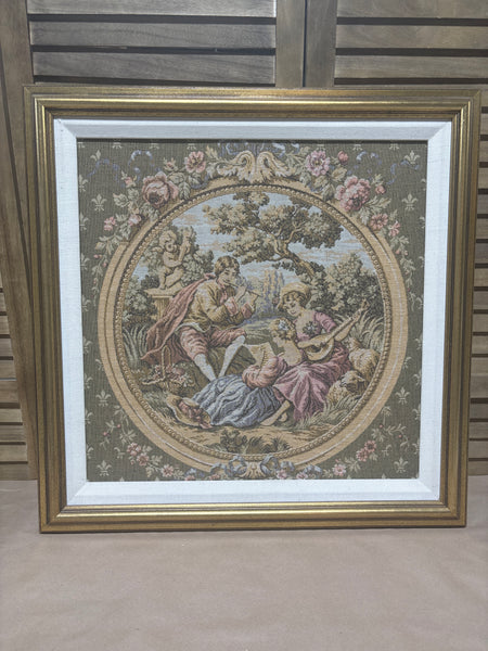 (A) Framed Tapestry