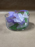 Seaglass In Clear Glass Bowl