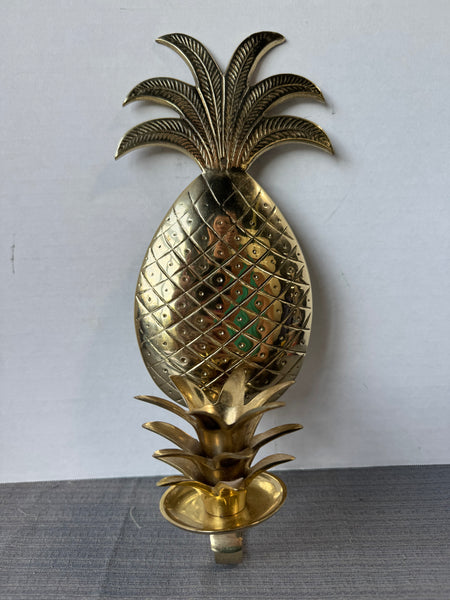 Brass Vintage Pineapple Wall Sconce