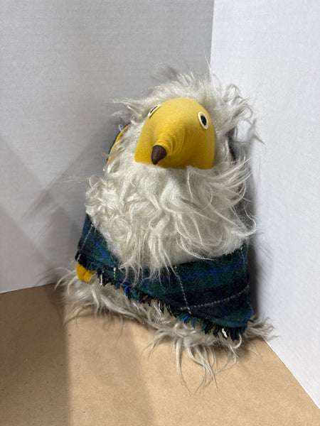 (B) Vintage Womble With Plaid Shawl