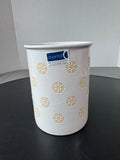 Chantal Snowflake Glazed Pottery Crock
