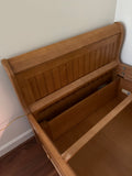Ethan Allen Twin Bed with Pull Out Drawer, Comes with Rails and Slats***HEAVY ITEM***READ DETAILS ON PICK UP POLICY***