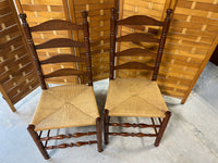 Pair of Ladder Back Chairs
