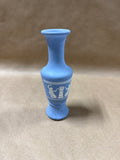 Small Wedgewood Style Blue And White Vase