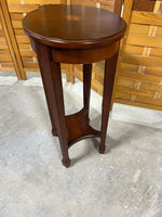 Butler Petite Oval Side Table with Pull Out
