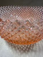 Anchor Hocking Pink Depression Glass Miss America Cupped Straight Side Large Bowl