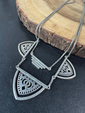 Lucky Brand Silver Tone Open Work Collar Layered Necklace