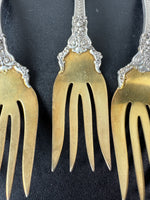 12-Piece Gorham Theodore Starr Henry II Sterling Silver Fork Set