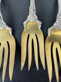 12-Piece Gorham Theodore Starr Henry II Sterling Silver Fork Set
