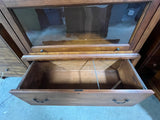 Lexington Lighted Barrister Style Bookcase with File Drawer***HEAVY ITEM***READ DETAILS ON PICK UP POLICY***