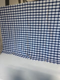 Gingham Blue Tablecloth