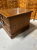 End Table with "Faux Drawers" Cabinet Door