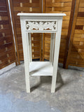 Cream Tone Square Plant Stand/Table