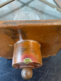 Copper & Brass Vintage Electric Lantern with Flickering Bulb (WORKS)