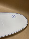 Royal Copenhagen Blue Fluted First Quality Plain Oval Serving Platter #359 (B)