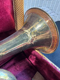 Getzen Super Deluxe Vintage Tri-Color Trumpet with Hard Case & Accessories