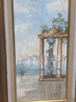 Pair of Original Watercolors by Gina; Signed