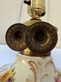 Carl Thieme Style Apollo Duplex Converted Oil Lamp (WORKS) AS IS (READ DESCRIPTION CAREFULLY)