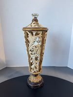 Ornate Resin Decorative Lidded Urn