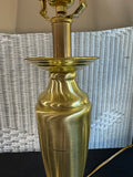 Pair of Lightweight Brass Table Lamps (WORKS)