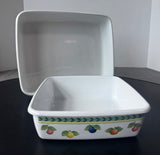 Pair of Metal Bakers in Villeroy & Boch French Garden