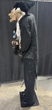 5.5FT Creepy Butler with Nevermore Raven, Lights, Animation & Sounds (WORKS)