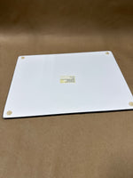 (B) Small Christmas Snowmen Glass Cutting Board